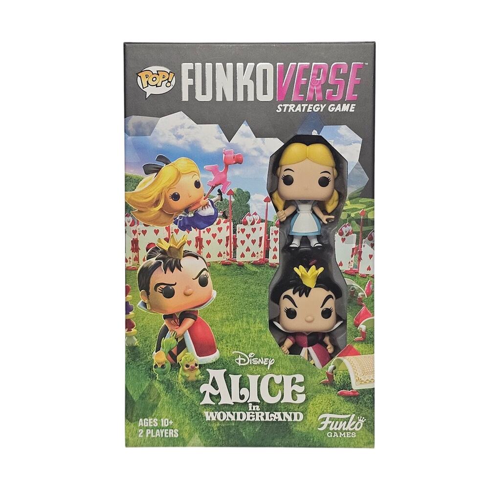 POP! Funkoverse Alice In Wonderland  Strategy Game 2 Pack Funko Games NWT